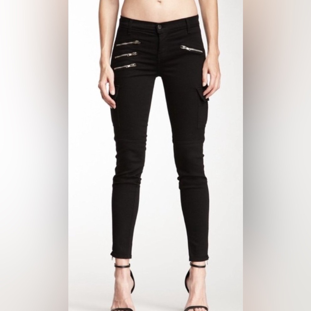 J Brand Brix cargo zipper skinny pants, 27